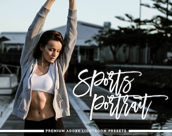 Adobe Lightroom Sports Portrait Premium Photography Preset