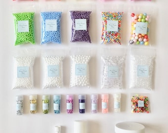 DIY Slime Making Materials Kit - 28 items (not including the slime recipe)