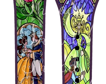 Stained Glass Beauty Princess Magic Band 2.0 Cover Skin