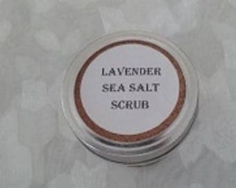 Lavender sea salt scrub