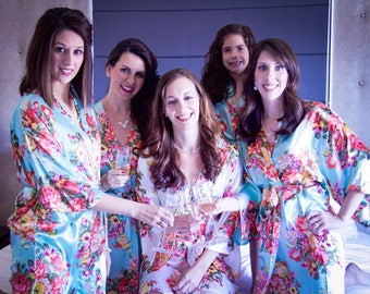 set of 10 bridesmaid robes