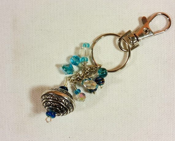 Beaded Key Chain Rhinestone Keychain Key Chain Womens