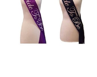 Wedding Sash,Bridal Party Gift,Embroidered Party Sash,Bridal Sash,Bride To Be Sash,Future Mrs. Sash,Custom Bachelorette party sash,weddings