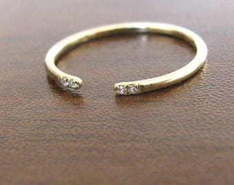 thin wedding ring round diamond open ring diamond simple wedding band diamond unique - Simple Wedding Ring thin wedding ring round diamond open ring diamond simple wedding band diamond unique - Simple Wedding Ring