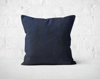 Navy Blue Throw Pillow/ Navy Velvet Pillow Cover/ Modern living room design/ Accent Pillow/ Sofa bed accent/ Decorative Pillow for couch