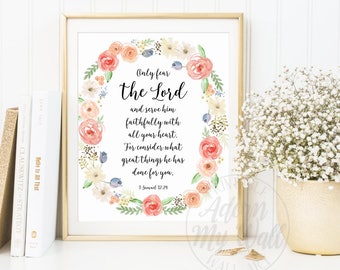 The Lord Bless you and keep you Bible Verse Print Scripture