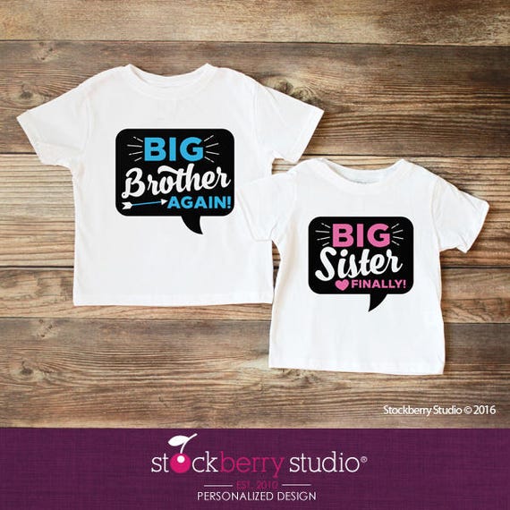 big sister big brother t shirts