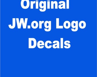 Set of 25 JW.org Promotion Decals BESTSELLER All Weather Proof! Perfect for car, mailbox, bag, tablet, on gifts. - Art.nr. 177