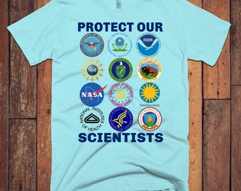 Protect Our Scientists Pro-Science Anti-Trump Unisex T-Shirt