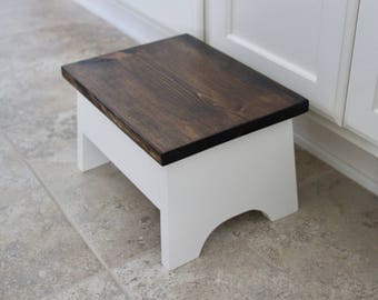Rustic Step Stool, Wooden Step Stool, Foot Stool, Farmhouse Step Stool, Wood Step Stool, Rustic Foot Stool, Wood Foot Stool, Kid Step Stool