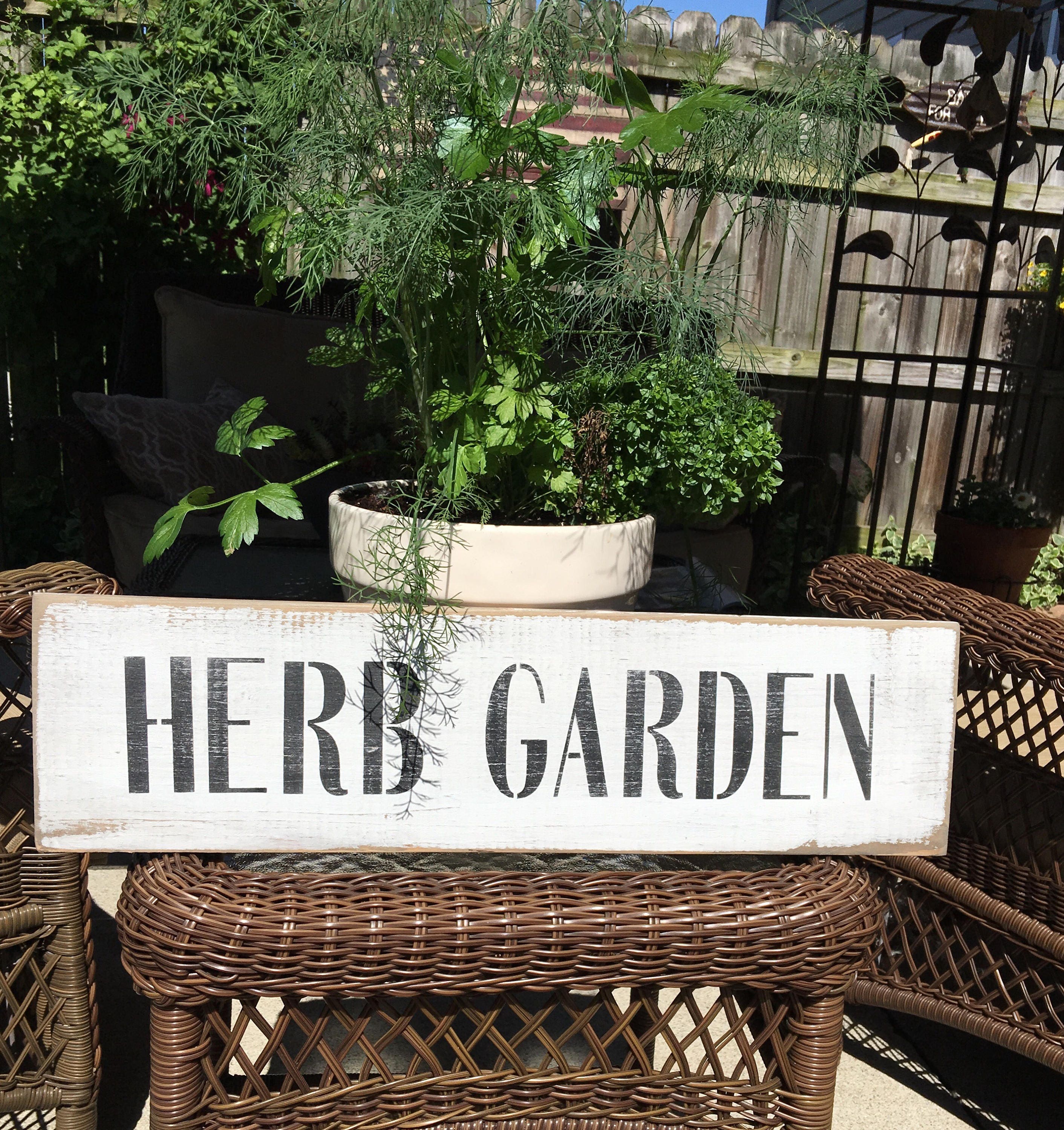 Herb Garden Sign