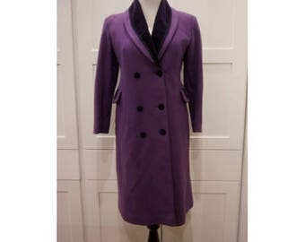 Long purple coat | Etsy