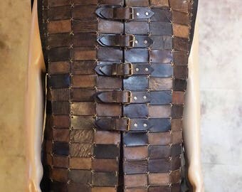 SCA Leather War Kilt Armor