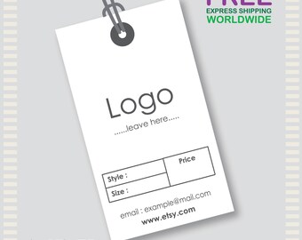 1000 pcs Custom Hang Tags, Custom Clothing Labels, Custom Clothing Hang Tag, Cheap Hang Tags, Price Tag, Bar code Tag, Brand Tag