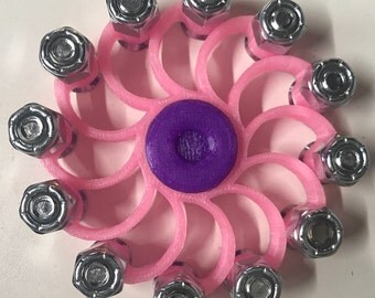 Spiral Galaxy Nut and Bolt Fidget Spinner