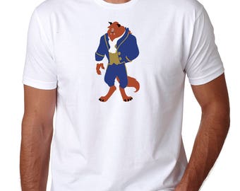 beauty and the beast mens shirt