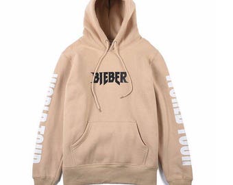 Justin Bieber Purpose tour hoodie | The World Tour Pullover | Sand Hoodie