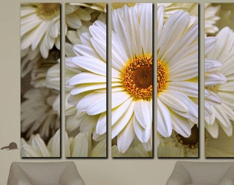 White flower canvas,Floral canvas,Flower print wallpaper,Flower wallpaper,Floral wall decal,Floral print Mural,Floral canvas art,canvas art