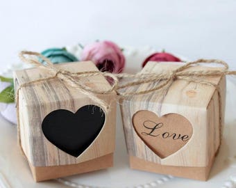 Rustic Wedding Favor Box Bridal Shower Favors Rustic Wedding Favor Box Bridal Shower Favors