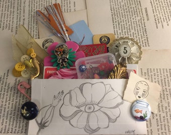 Found object collage | Etsy