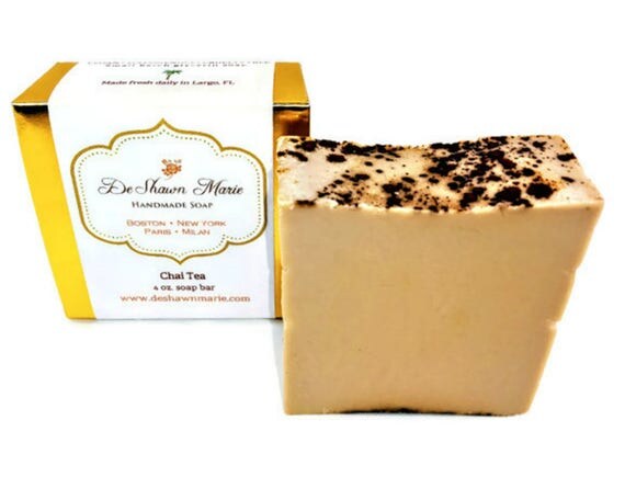 SOAP- Chai Tea Soap - Vegan Soap - Soap Gift - Christmas Soap, Fall Soap, Chai latte soap, Christmas Gift, Father's Day gift