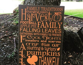 Fall Decor ~ Harvest Sign ~ Fall Sign ~ Thanksgiving Sign ~ Halloween Decor ~ Thanksgiving Decoration ~ Autumn Decor ~ Fall Decoration