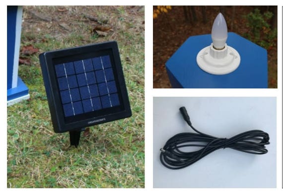 Solar Beacon and Light Kit for DIY Lawn Lighthouses