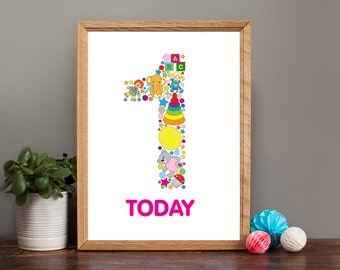 1 year old birthday | Etsy
