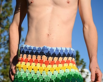 Crochet Shorts Custom Order Men's