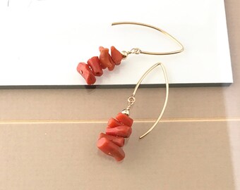 Coral Earrings - 806 main image 1