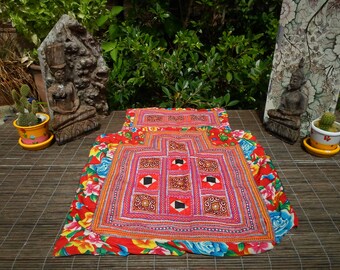 Embroidered Tribal Hmong Vintage Baby Carrier