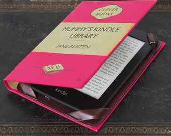 Personalised Kindle Case with Penguin Themed Colours