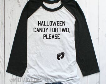 Halloween candy for two maternity halloween shirt, trick or treat maternity shirt, halloween mom to be shirt