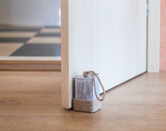 Concrete Door Stopper, Doorstops, Bookend, Paperweight, Handcrafted Beton, Rectangular Prism, Concrete Home Decoration, Gifts for Home