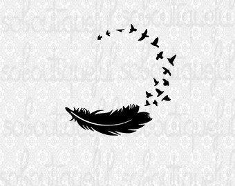 Download Feather svg | Etsy