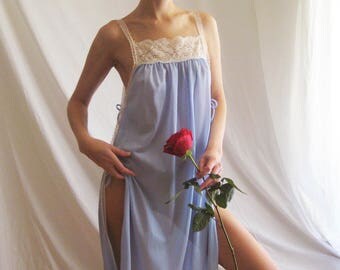 70s Open Side Nightie XS S M