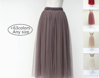 Summer women tulle skirt dress, adult tulle skirt women's tutu