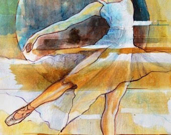 Dancing Feet drawing print