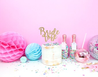 Hen Party cake topper - Bride to Be cake topper for bachelorette parties - personalised cake topper - hen party decoration - Bride Tribe