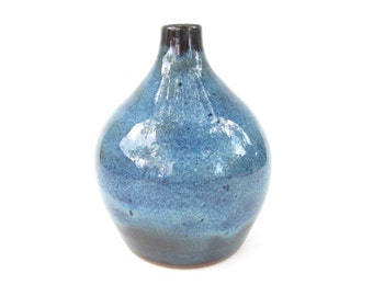 Blue flower vase | Etsy
