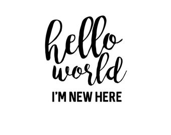 Download Hello world svg | Etsy