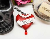 Rocky Horror Picture Show, Rocky Horror Necklace, Boss Heart Tattoo Necklace
