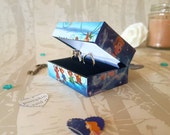 Cinderella Deluxe Wedding Ring Box - Double Ring Box - Leatherette Ring Box - Special Offer