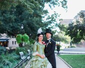 Marie Antoinette Wedding Dress, Victorian Wedding Dress, Steampunk Wedding Dress