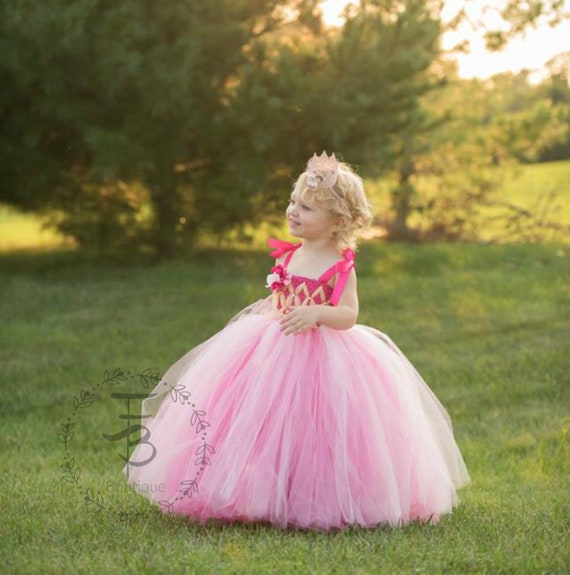 Pink Tutu Dress: Flower Girl, Jr Bridesmaid, Birthday, Wedding, Fairy Dress, Fairy Tutu Dress, Fairy Party Il_570xn