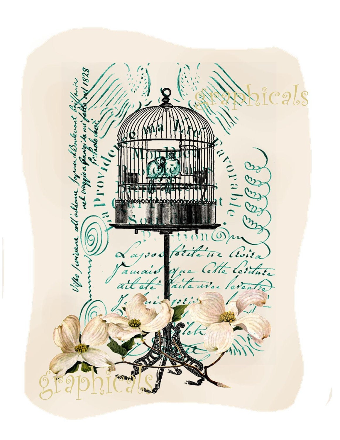 Птица по французски. Vintage Bird Cage illustration. Pink Bird Cage illustration. Birdcage not good. Vintage Graphics made with Love.