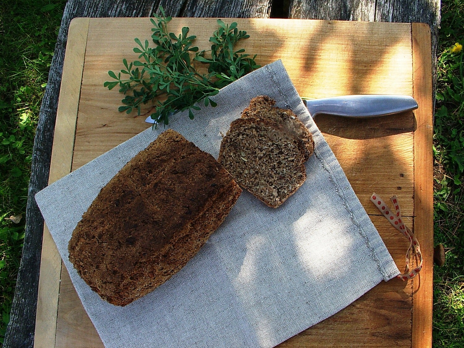 Natural Linen Bag Pouch for Homemade Bread