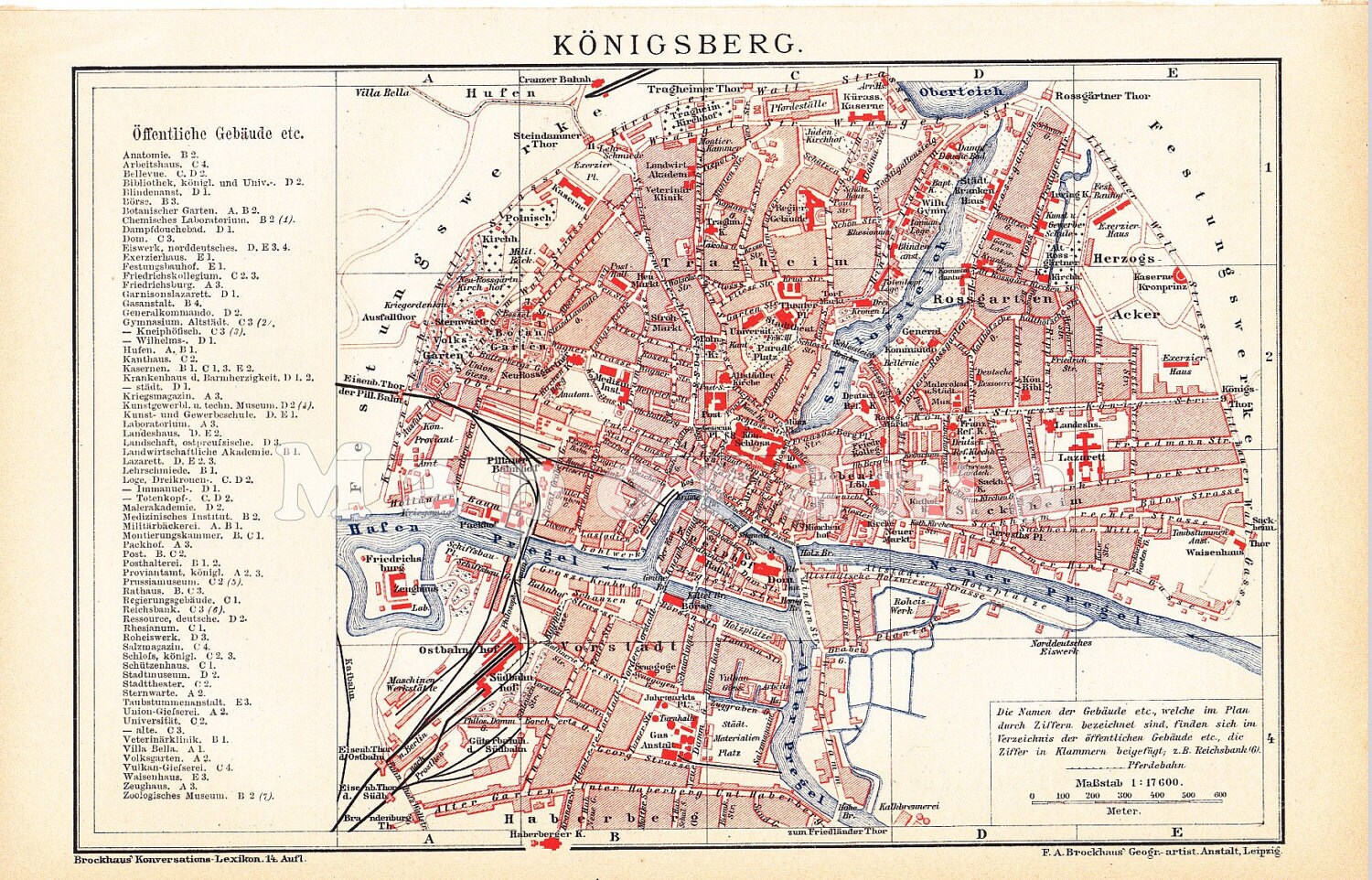 Подпишите на карте селение кунерсдорф и кенигсберг