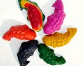Giant Coy Fish Recycled Crayons- Set of 6