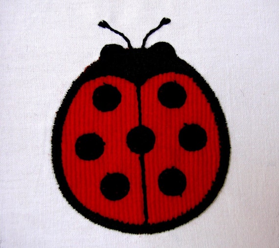 Applique Ladybug Machine Embroidery Designs